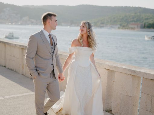Ivana & Igor – a Romantic Wedding at fort george, Vis Island